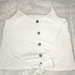 White tank top and denim jeans